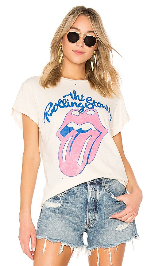 Madeworn Rolling Stones Tee in White. - size S | Revolve Clothing (Global)
