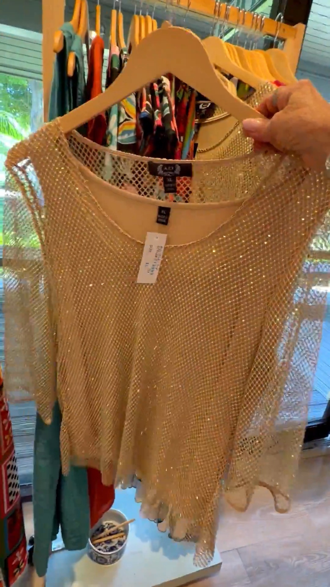 The Nadine Top is an extravagant and elegant piece. This piece was designed in sparkling mesh featuring crystal details. This beauty has an open crew neckline and short sleeves. Impeccably lined with a silky satin spaghetti strap cami that is detachable and can be worn on it’s own. 

#LTKOver40 #LTKFestival #LTKgrwm