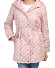 Anorak Quilted Coat With Drawcord Hood | Coats & Jackets | T.J.Maxx | TJ Maxx