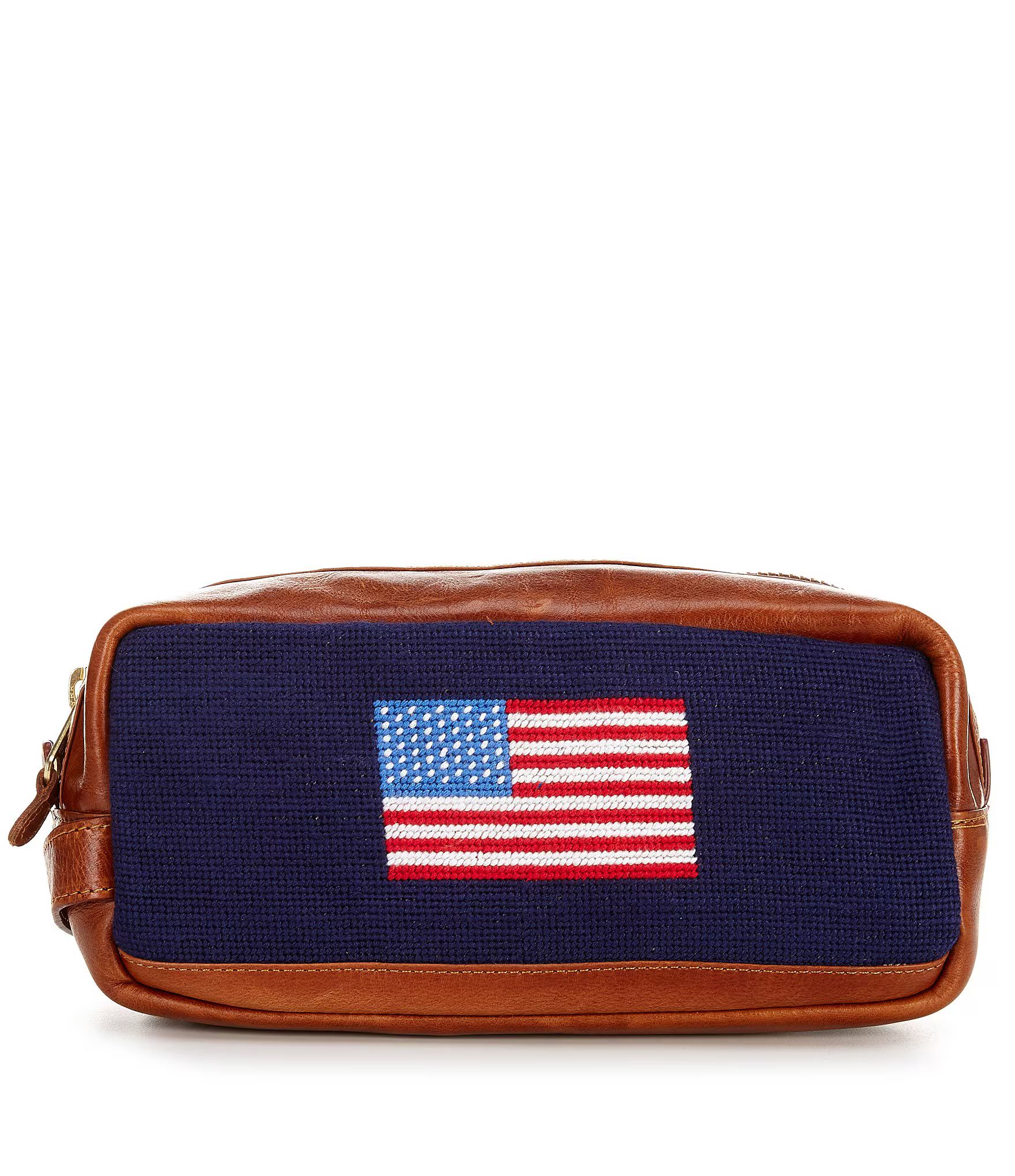American Flag Needlepoint Toiletry Bag | Dillard's