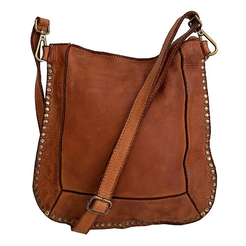 Lea Crossbody in Cognac | Bolsa Nova Handbags
