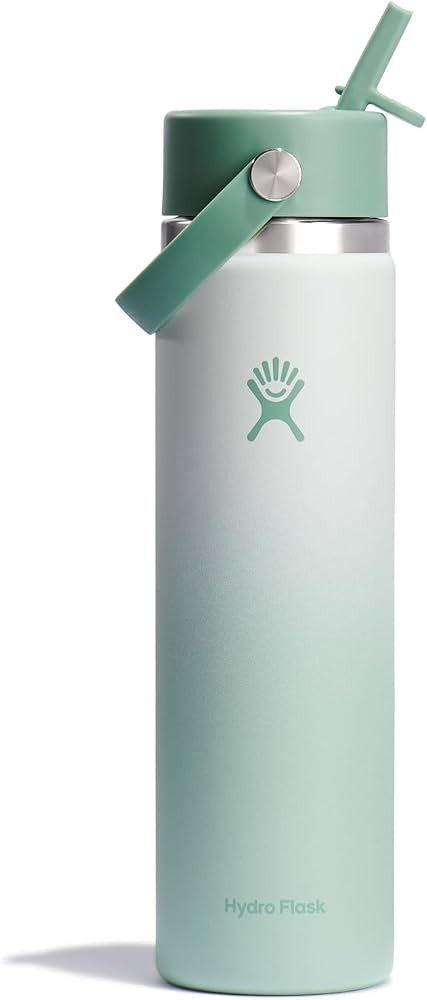 HYDRO FLASK Wide Mouth vacuum insulated stainless steel water bottle with leakproof closeable str... | Amazon (US)