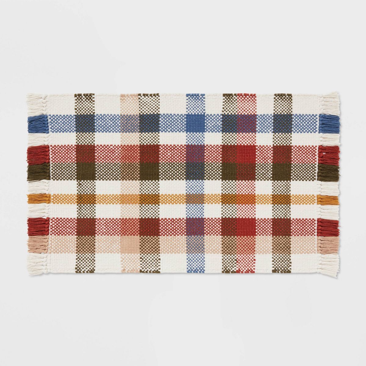 20"x34" Multi-Plaid Woven Pet Tapestry - Threshold™ | Target