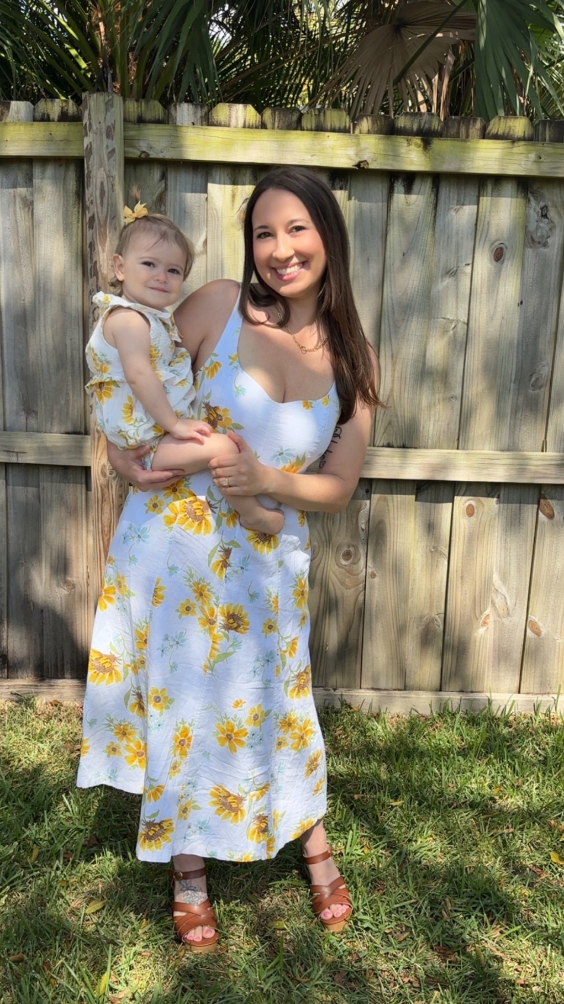 Mommy and me matching spring outfits 🌻💛
