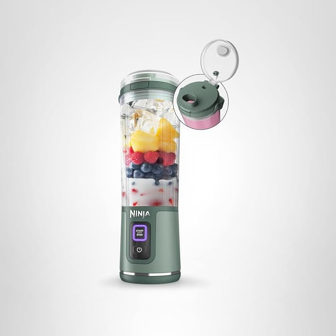 Ninja BC151EM Blast Portable Blender, Cordless, 18oz. Vessel, Personal Blender-for Shakes & Smoot... | Amazon (US)