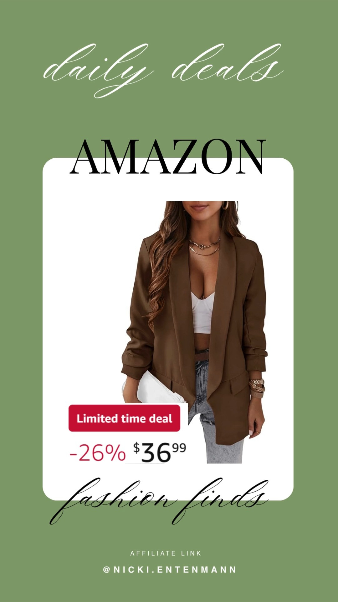 This womens casual blazer brings cheerful polish and effortless charm to everyday outfits with modern ease. #CasualBlazer #WomenFashion #ChicStyle #WardrobeGoals #TrendyWear #FashionEssentials #StylishComfort #ModernLooks #OutfitInspo #OfficeStyle 👩‍💼✨🌸
 

 #LTKSaleAlert #LTKWorkwear #LTKTravel