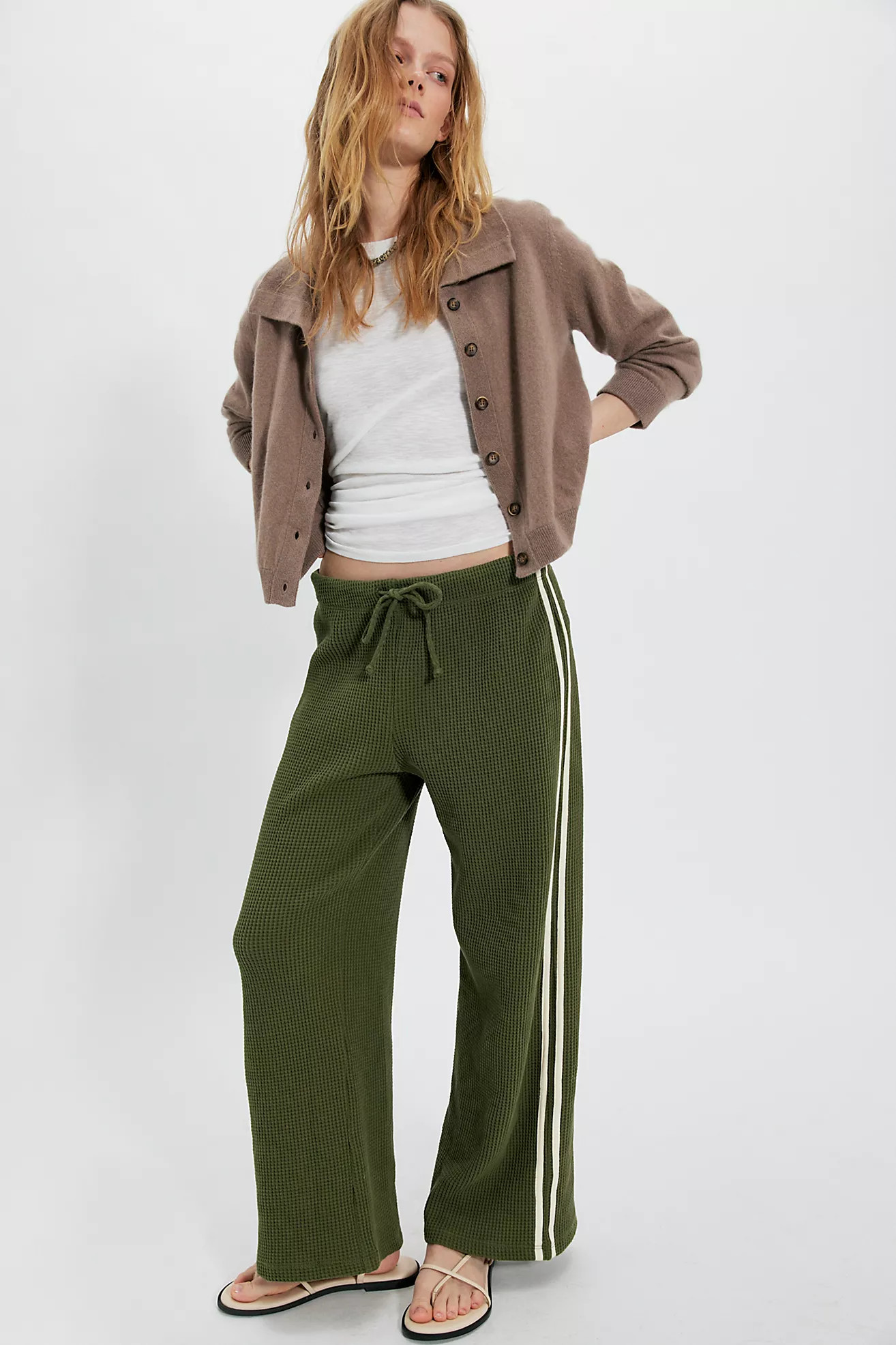 DONNI The Thermal Stripe Pants | Free People (Global - UK&FR Excluded)