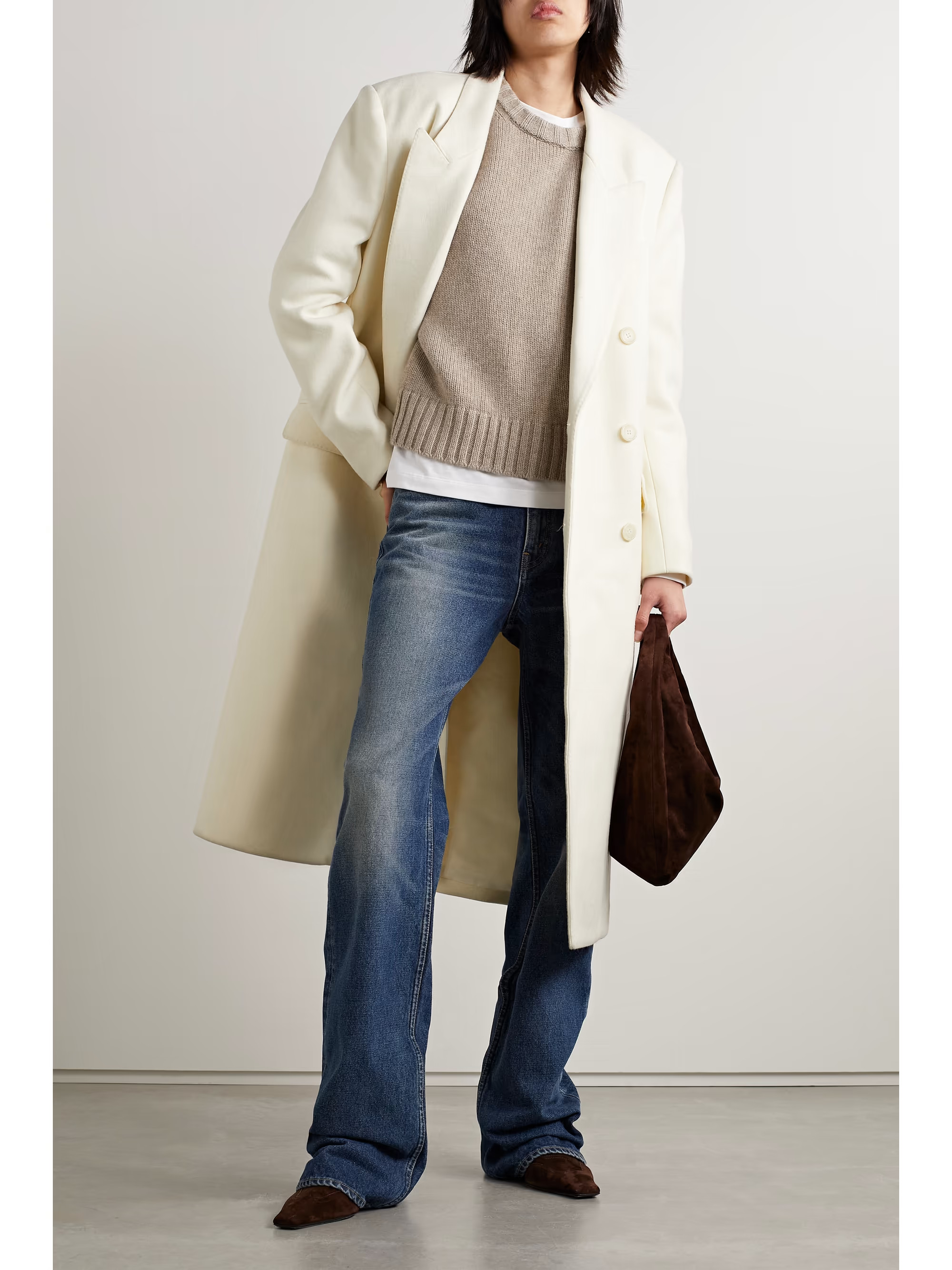 NILI LOTAN Edmont double-breasted wool-blend coat | NET-A-PORTER | NET-A-PORTER (UK & EU)
