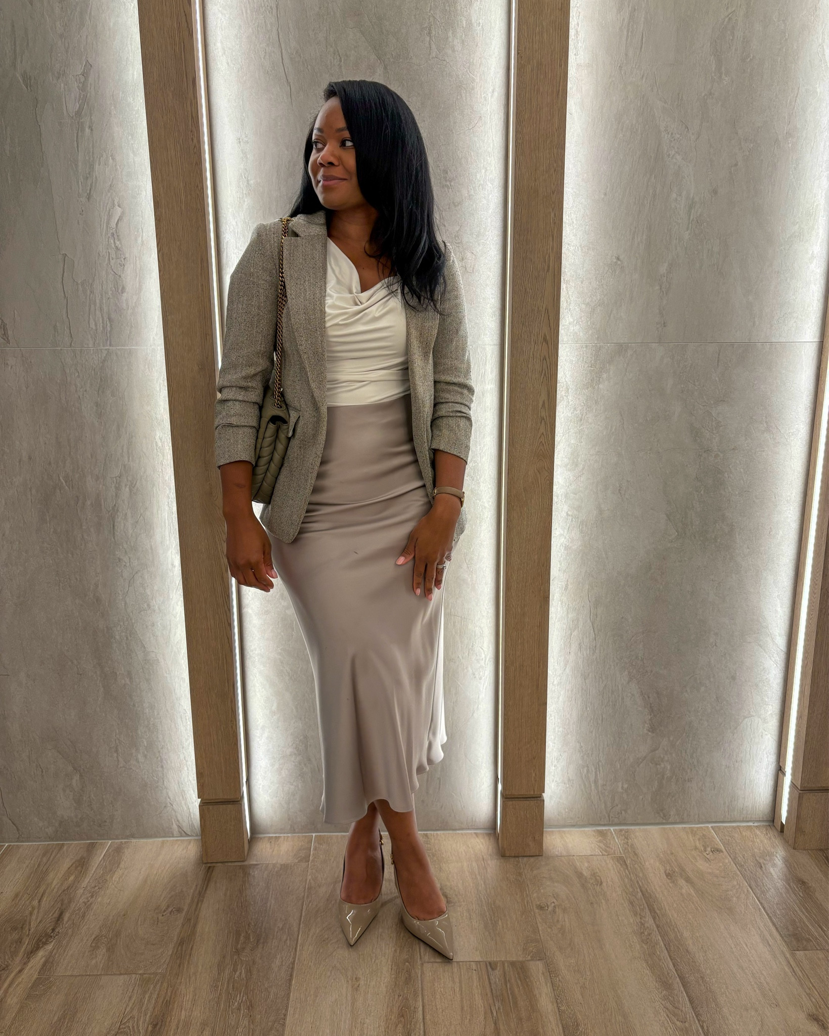 Satin + Structure — my favorite combo this season.

#LTKFindsUnder50 #LTKHoliday #LTKSeasonal