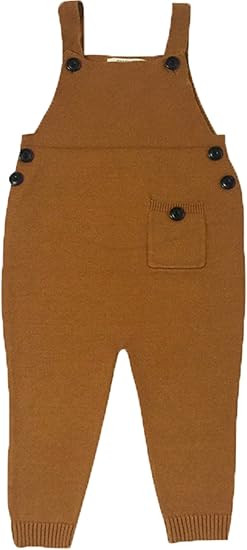 JELEUON Kids Baby Toddler Girl Knit Romper Cotton Jumpsuit Outfits | Amazon (US)