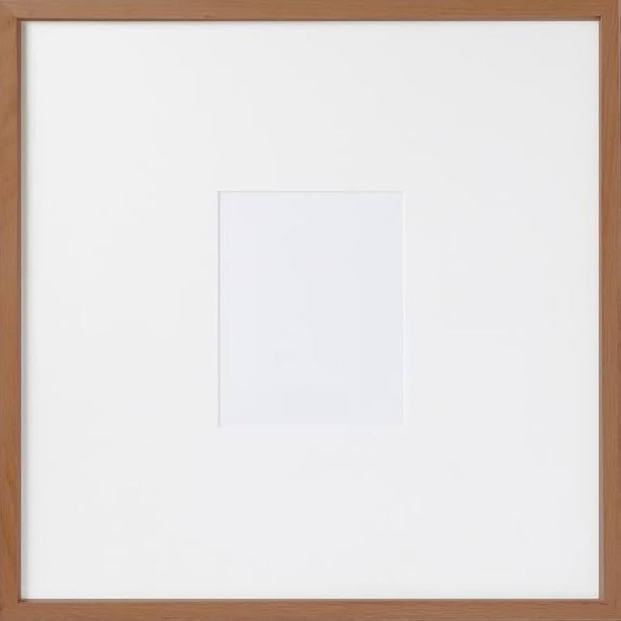 artisane, 18x18”, Picture Frame, Gallery Frame, Walnut Picture Frame, Oversized Mat (4x4”, 5x... | Amazon (US)