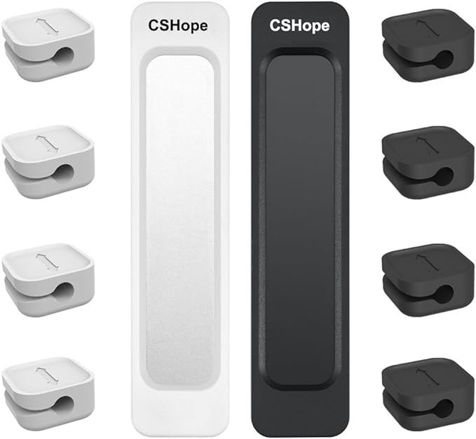Amazon.com: CSHope Magnetic Cable Organizer, Cable Holder Multipurpose, Cable Clips Organizer, Co... | Amazon (US)