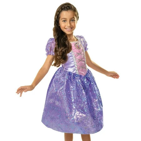 Disney's Tangled Rapunzel Purple Play Dress Outfit for Female Child Size 4-6X | Walmart (US)