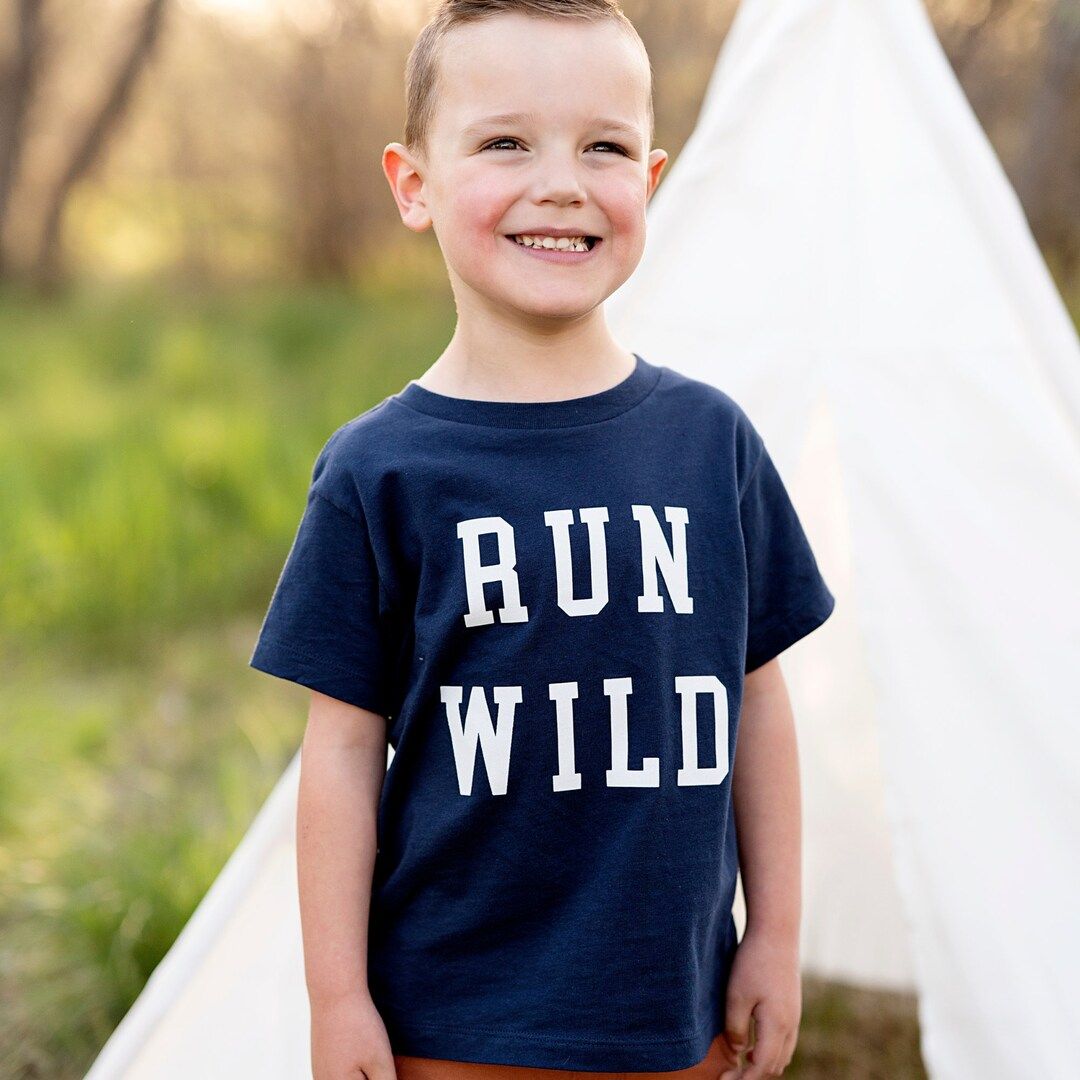 Run Wild Todder and Youth Shirt, Boy Shirt, Boy Hood, Boy life shirt, brother shirt, brother, sum... | Etsy (US)