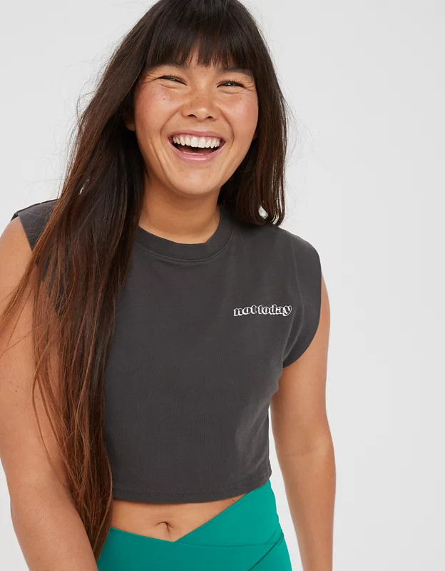 OFFLINE By Aerie Rock N Roll Muscle T-Shirt | Aerie