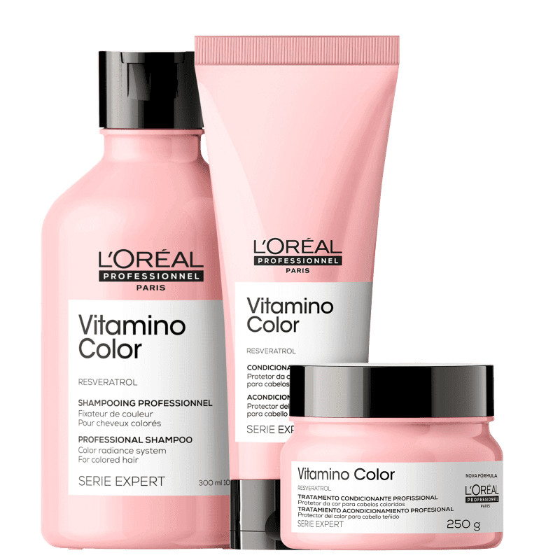 Kit L'Oréal Professionnel Serie Expert Vitamino Color Trio (3 Produtos) | Beleza Na Web (BR)