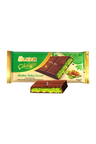 Ulker Famous Dubai Flavor Dubai Chocolate 93 gr | Walmart (US)