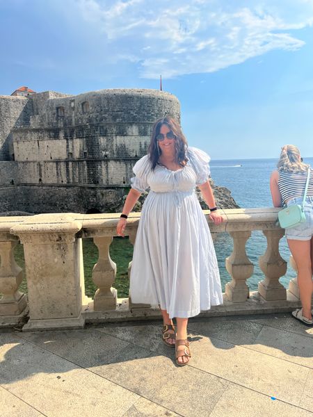 My favorite of favorites. Was in an XXL here in Croatia in 2022! They still make in navy and white for new spring launch. Best vacation dress and I wear it on the plane in summer. An XXL fits a plus size 18-22. 


#LTKplussize #LTKmidsize