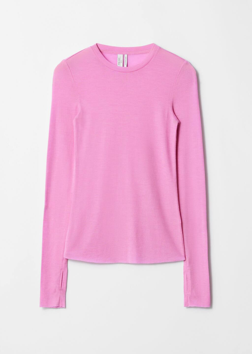 Long-sleeve top in a sheer finish. Detailed with open thumb openings at the cuffs. | & Other Stories - US