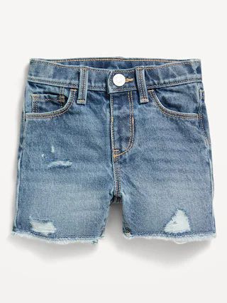 Ripped Cut-Off Jean Shorts for Toddler Girls | Old Navy (US)