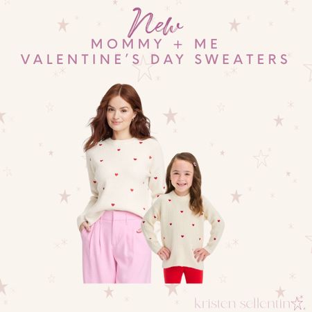 Mommy & Me Valentine’s Sweaters ❤️

#valentinesday #valentinesdayfashion #mommyandme #sweater #target #targetstyle 

#LTKfamily #LTKstyletip #LTKkids