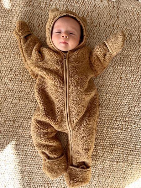 cutest baby sherpa best onesie ever!! 

#LTKfamily #LTKbaby #LTKSeasonal