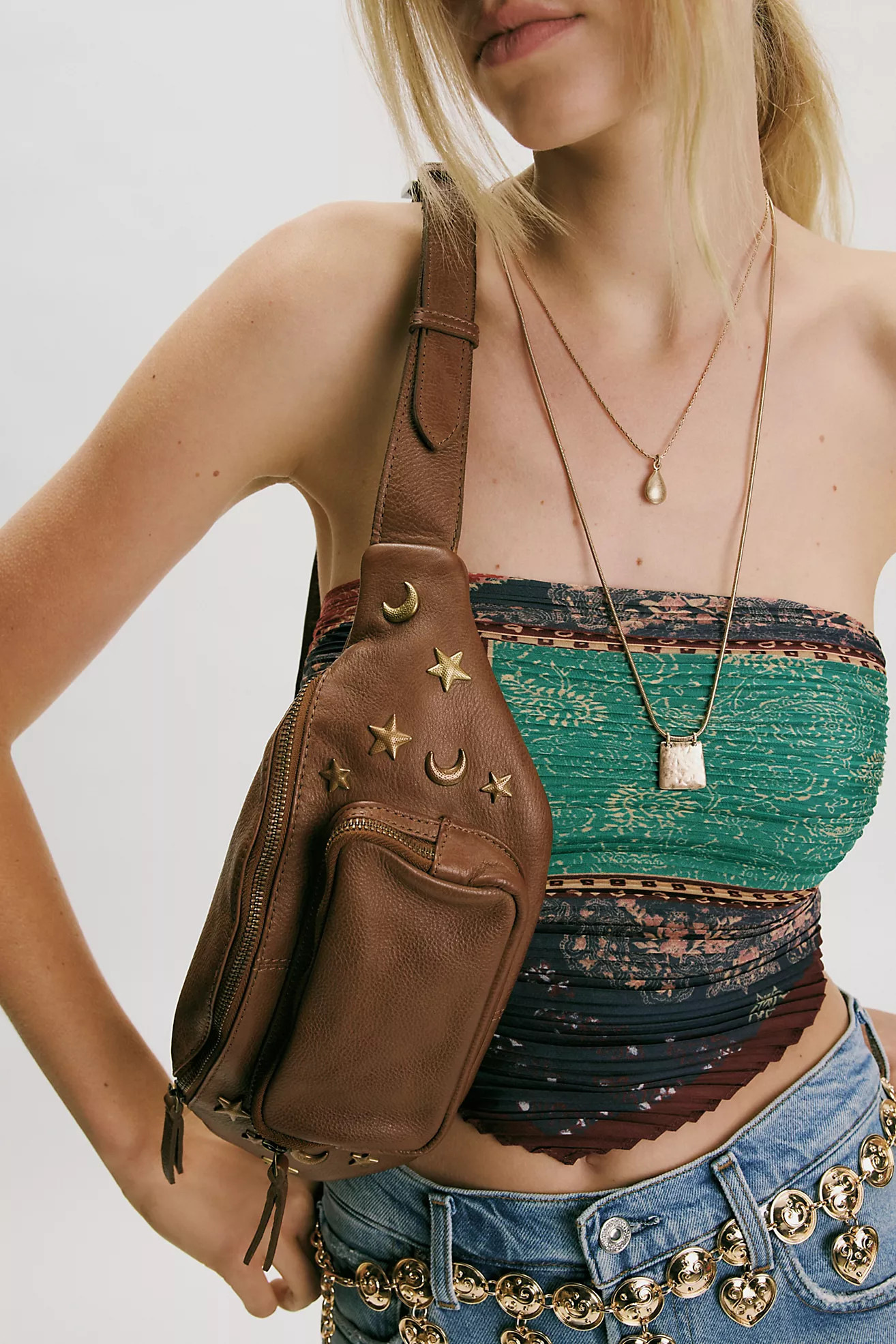 Sonar Studded Sling Bag | Free People (Global - UK&FR Excluded)