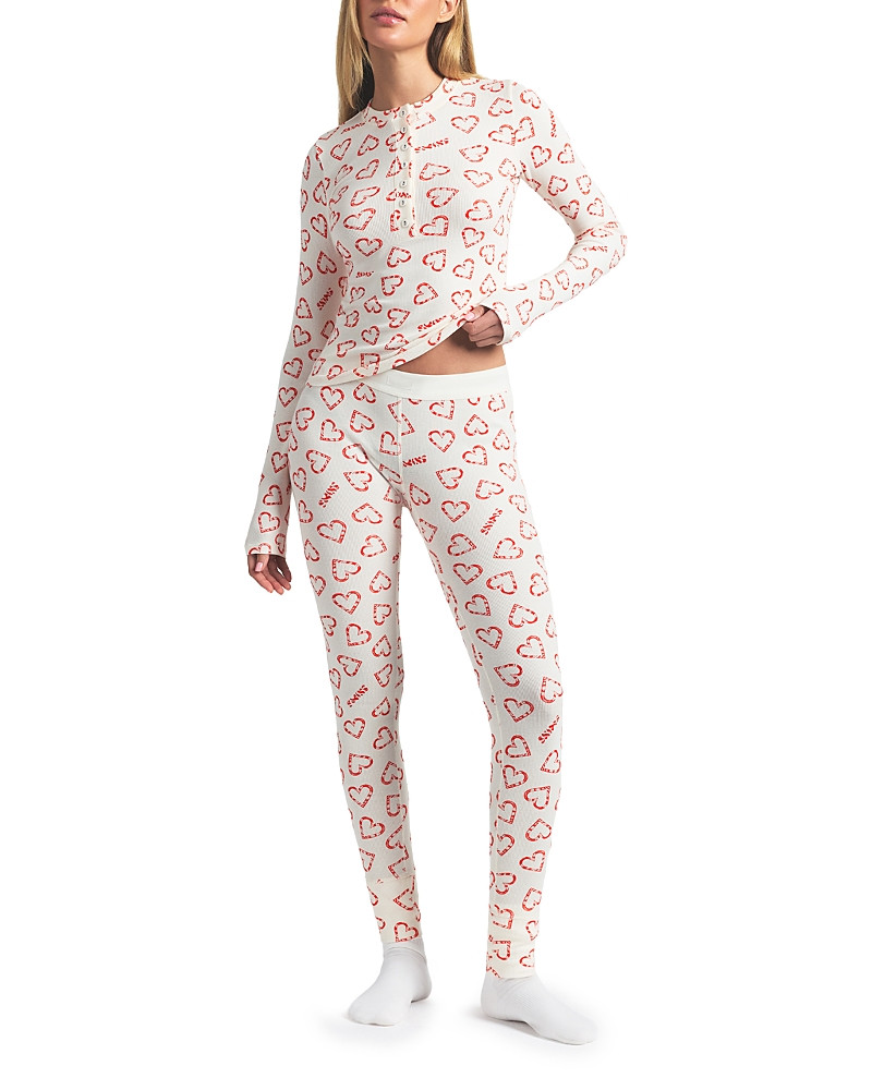 Skims Cotton Rib Henley & Leggings Set | Bloomingdale's (US)
