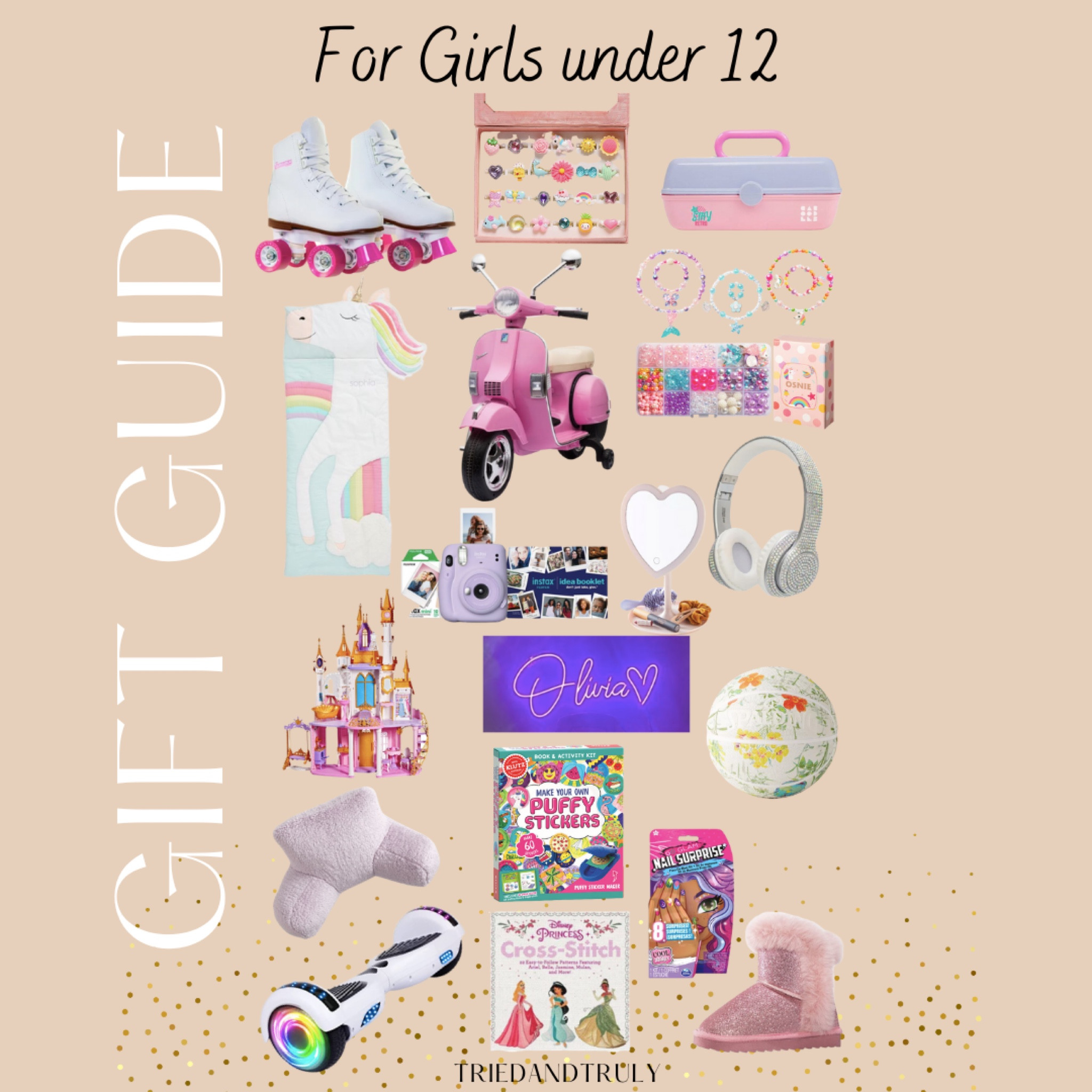 Gift Guide for Girls under 12. Tween, little, or big girls will love these fun toy and sport picks! 


Holiday Gift Guide kids girls

#LTKHoliday #LTKGiftGuide #LTKkids