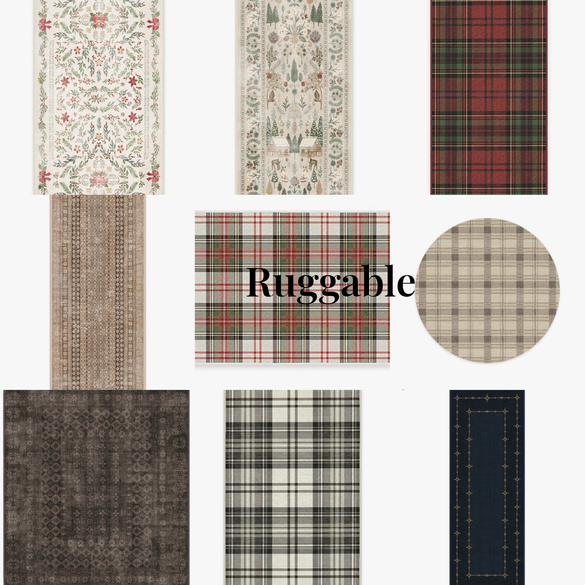 Holiday Washable Rugs! 

#LTKSeasonal #LTKHome #LTKHoliday