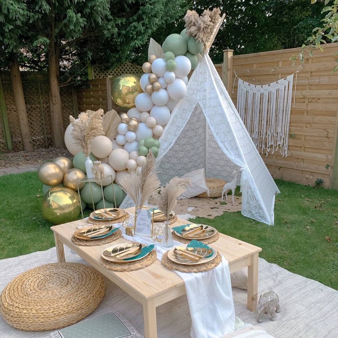 Eucalyptus Boho Balloon Garland DIY Kit White Sand Balloon Arch Sage Bridal Showerteepeegreen Bab... | Etsy (US)