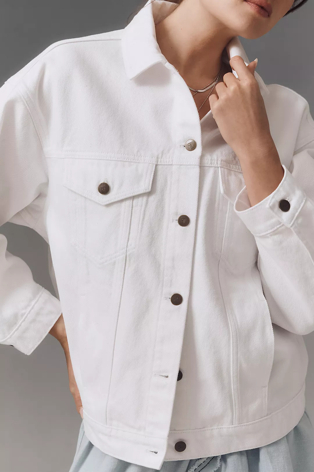 The Weston Denim Boyfriend Jacket by Pilcro | Anthropologie (US)