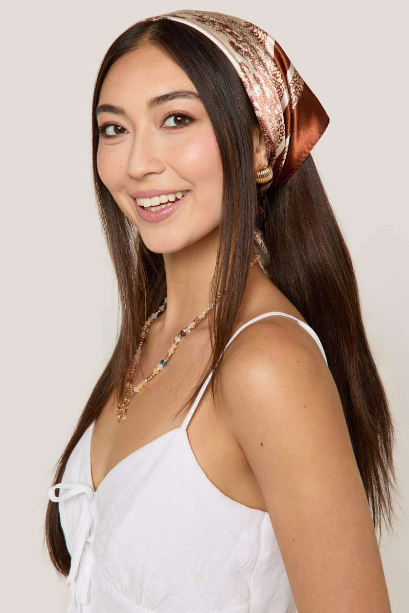 Mona Forest Print Scarf | Francesca's