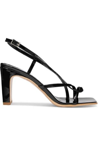 Carrie patent-leather slingback sandals | NET-A-PORTER (UK & EU)