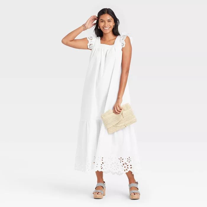 Women's Flutter Sleeveless Dress - A New Day™ | Target