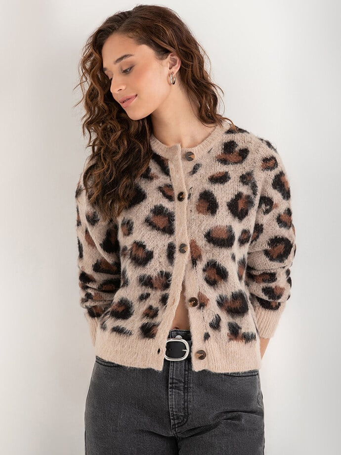 Leopard Print Cardigan | Rickis | Ricki's