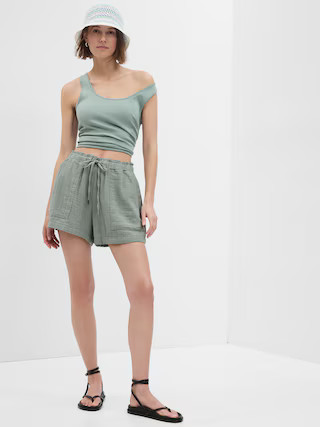 Crinkle Gauze Shorts | Gap (US)
