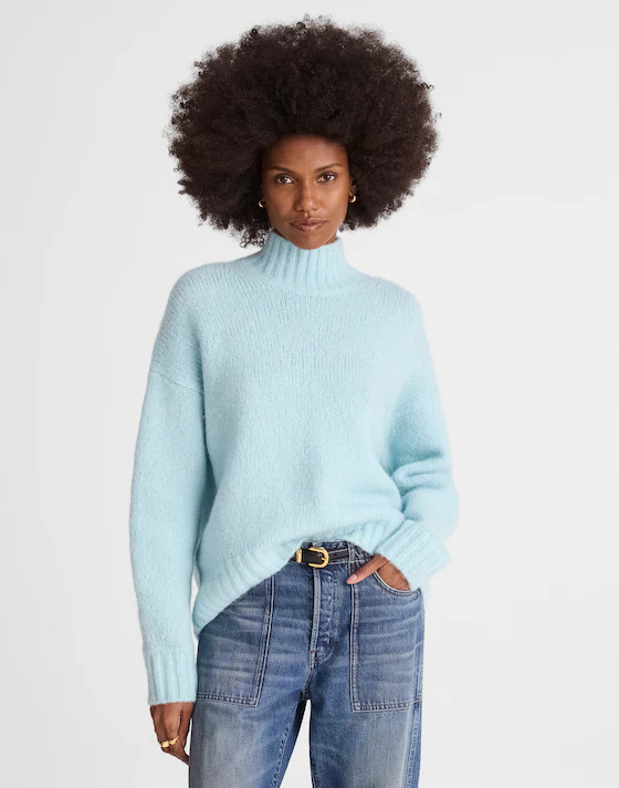 Chunky-Knit Alpaca-Blend Turtleneck | Madewell