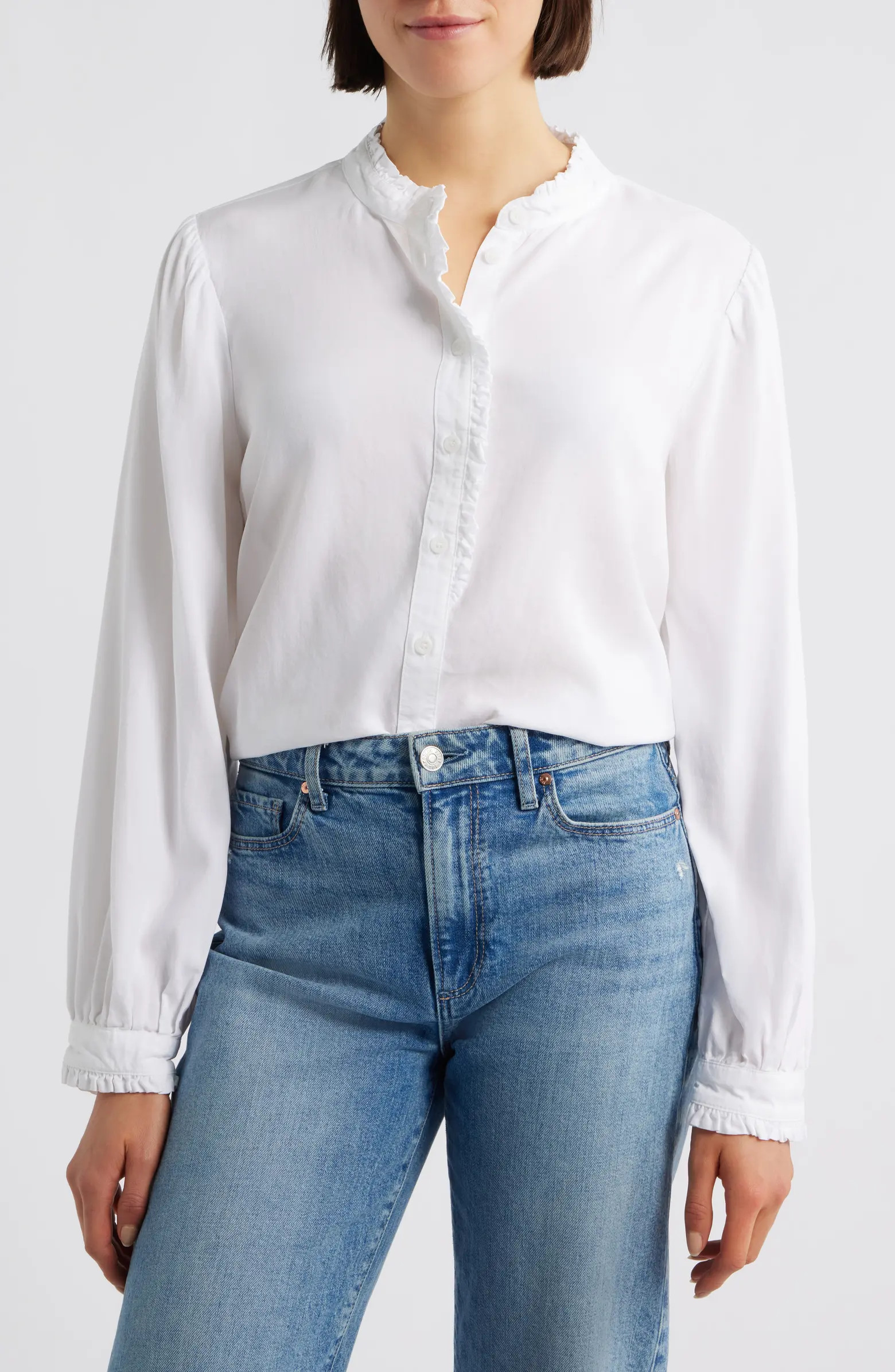 Frill Placket Shirt | Nordstrom