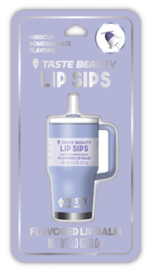 Taste Beauty Lip Sips Tumbler Lip Balm - Blue | Walmart (US)