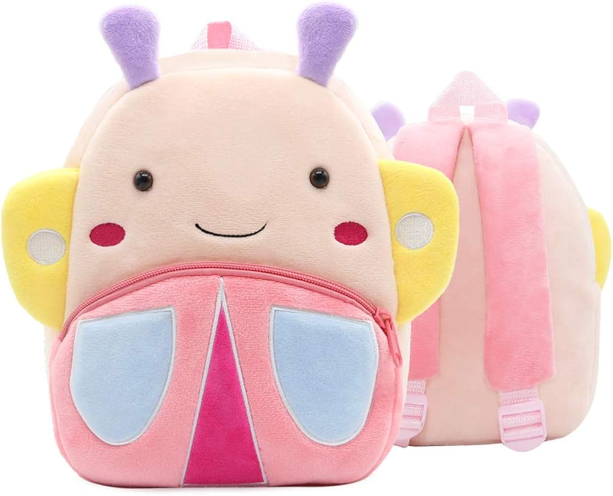 Ladyzone Toddler Backpack Zoo Animals Backpacks Cute Plush Bag Cartoon 10" Preschool Book Bag For... | Amazon (US)