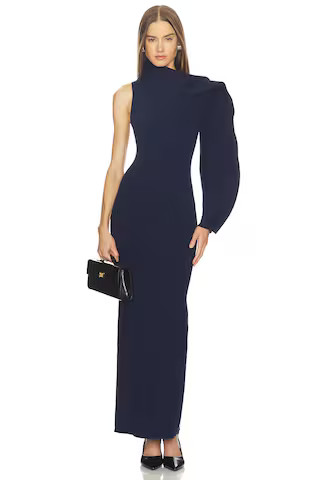 SRG Himani Compact Knit Dress in Midnight Navy from Revolve.com | Revolve Clothing (Global)