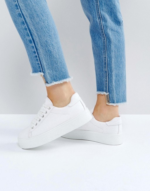 ASOS DESIGN Day light chunky flatform lace up sneakers | ASOS US