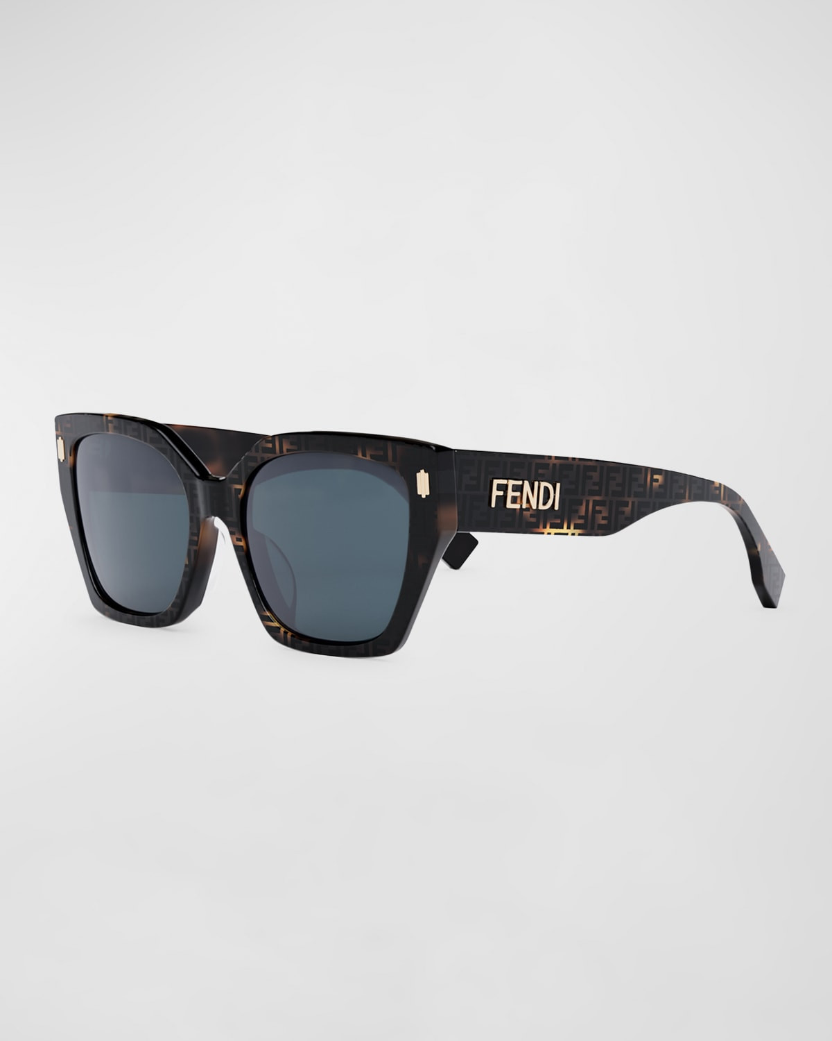 Logo Square Acetate Sunglasses | Neiman Marcus