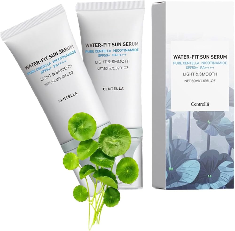 2 Pcs Centella Sunscreen,Lightweight HydratingSPF50 Centella Sunscreen for All Skin Type and UV D... | Amazon (US)