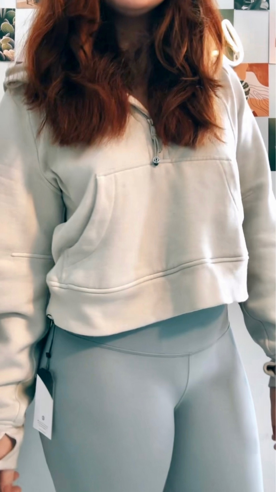 Lululemon NEW Scuba Hoodie Half-Zip Color BONE 🦴 + DYM Athletics Lulu Dupe Leggings 

#LTKFind #LTKfit #LTKstyletip