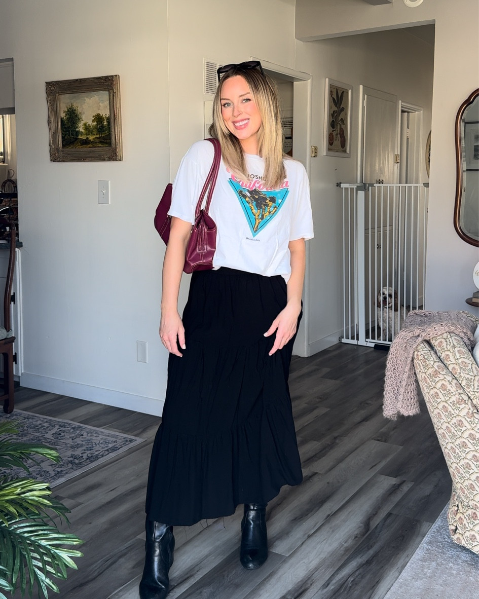 fall transitional outfit 🩷

#LTKFindsUnder100 #LTKItBag #LTKFindsUnder50