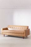 Sydney Recycled Leather Sofa | Urban Outfitters (US and RoW)