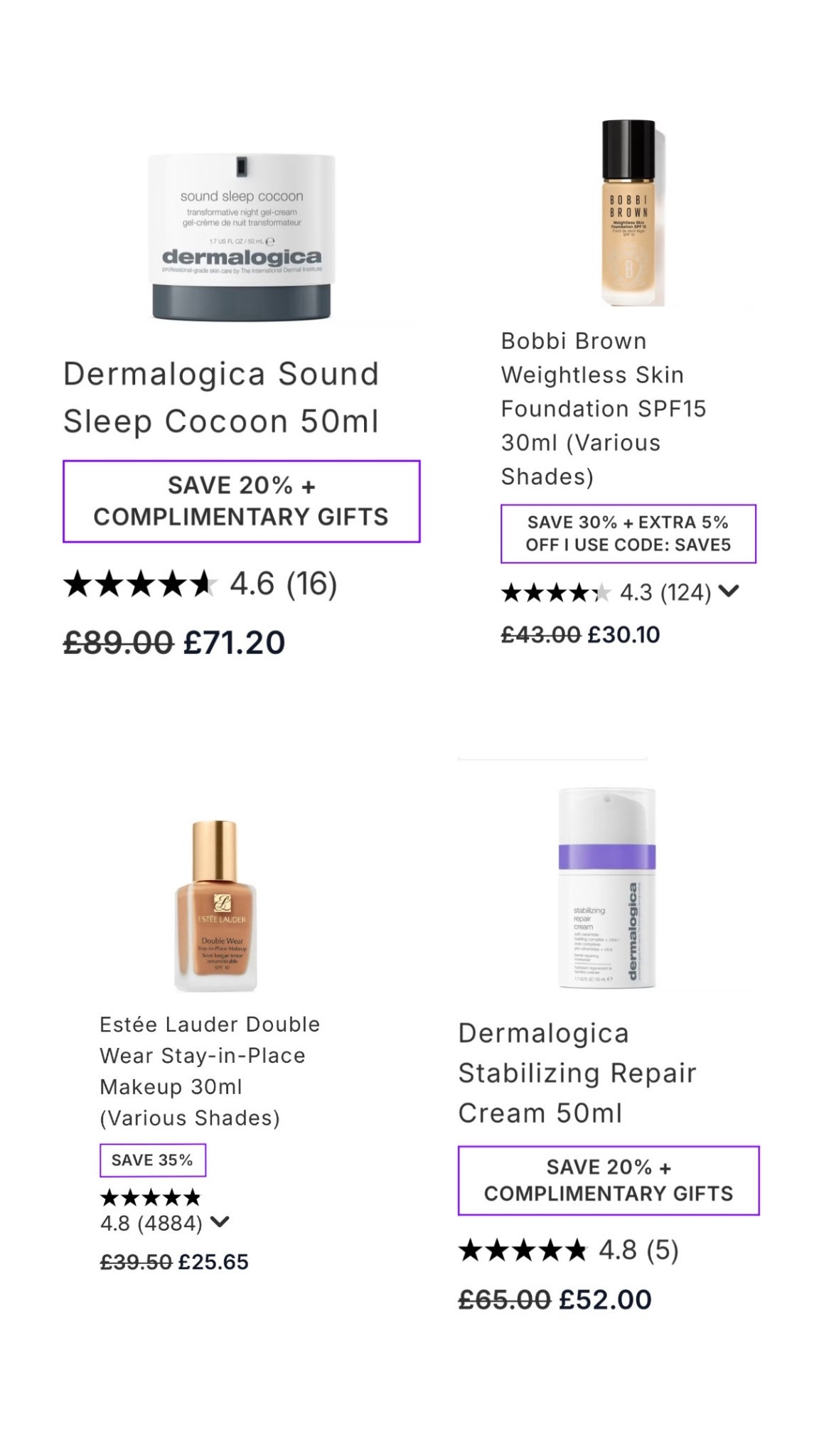 Lookfantastic deals on make up and skin care! 

#LTKuk #LTKCyberWeek #LTKeurope