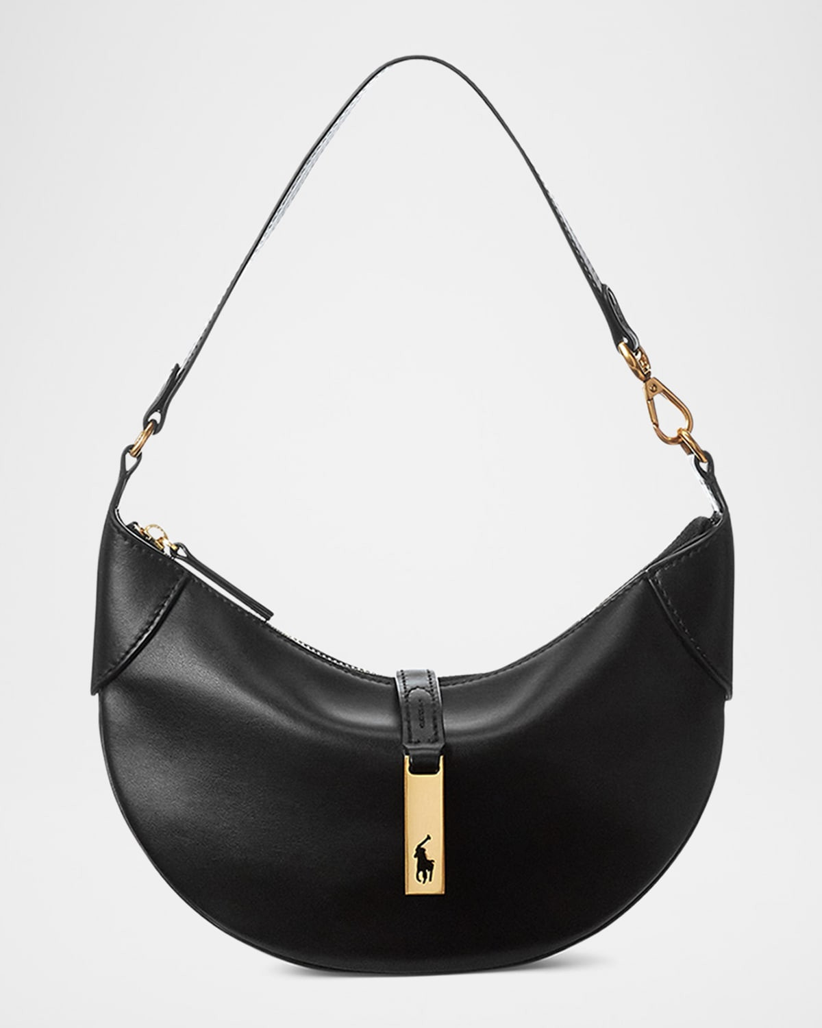 Polo ID Mini Calfskin Shoulder Bag | Neiman Marcus